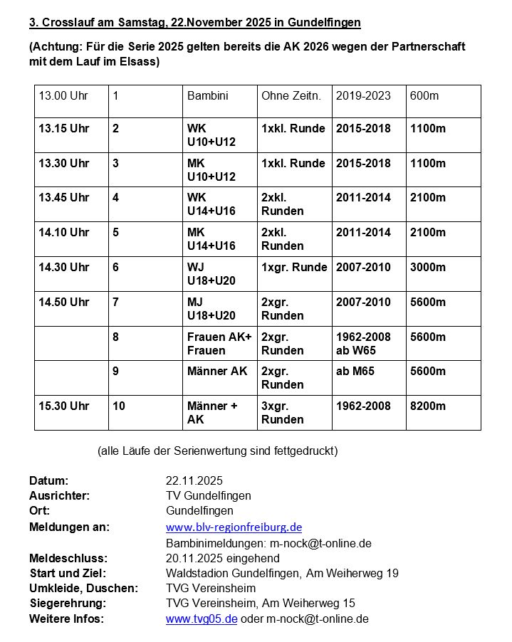Ausschreibung Gundelfingen